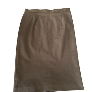 Dana Buchman Brown Pencil Skirt